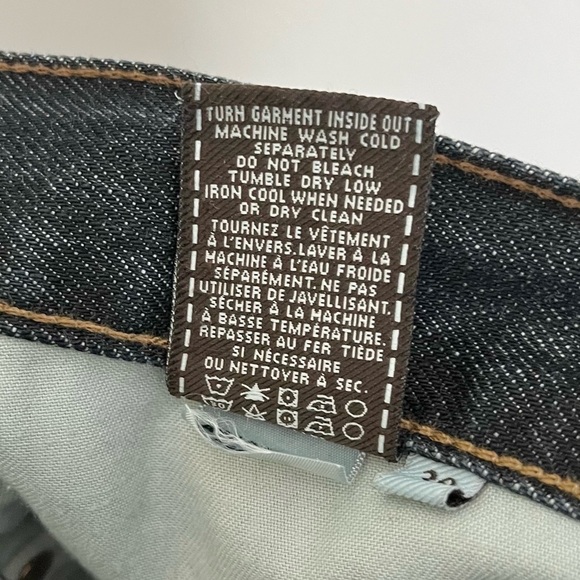 7 For All Mankind Men’s Austyn Straight Leg Distressed Jeans Medium Wash Blue 38 - Picture 9 of 9